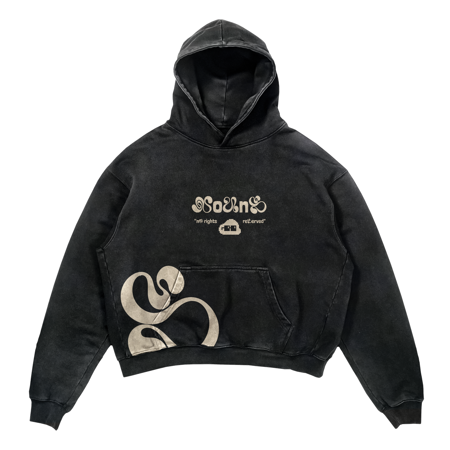 Cloud Hoodie - Vintage Black