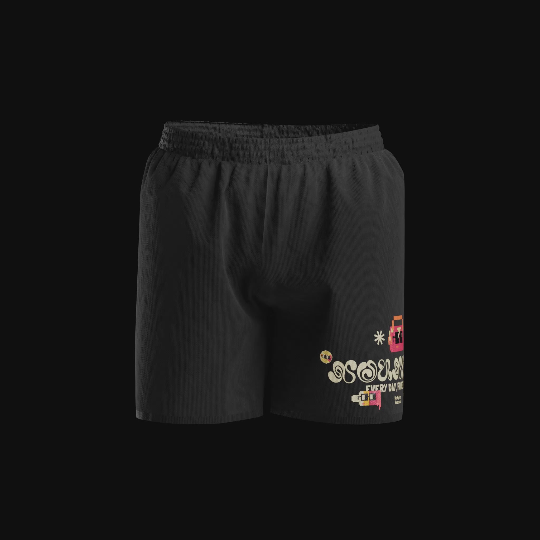 Polymath Shorts - Vintage Black