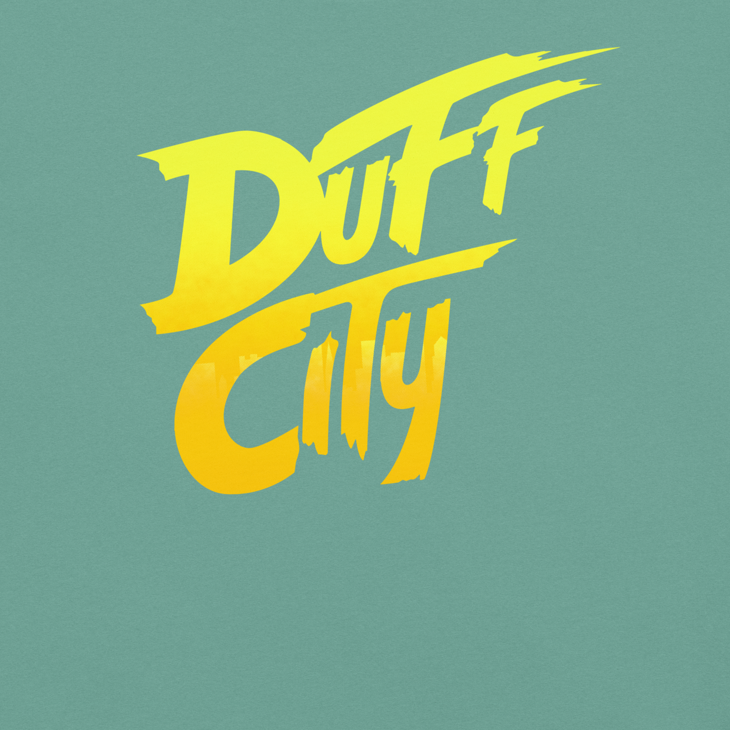 Duff City Tee - Seafoam