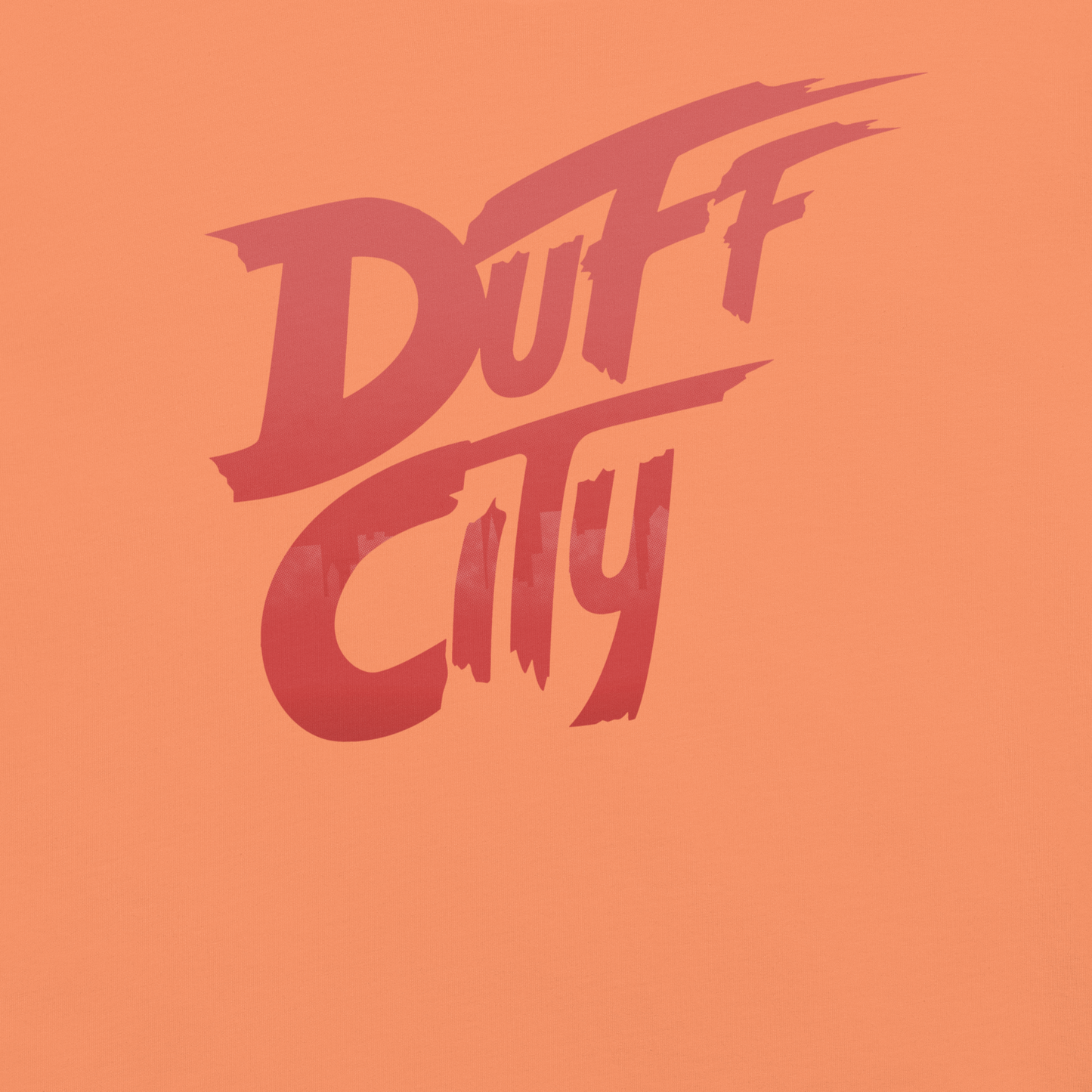 Duff City Tee - Orange