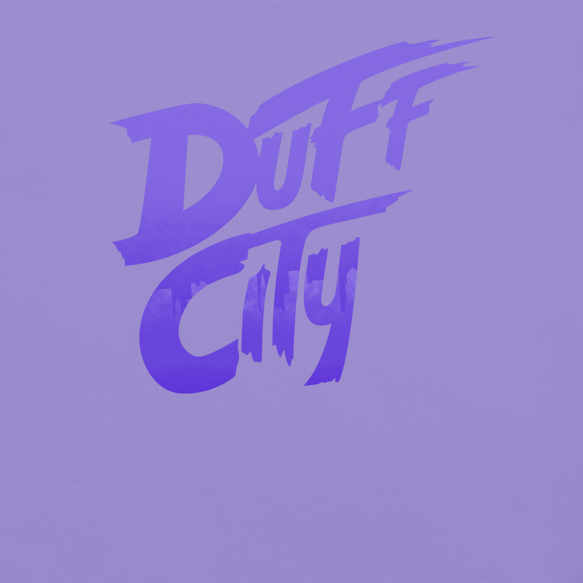 Duff City Tee - Violet