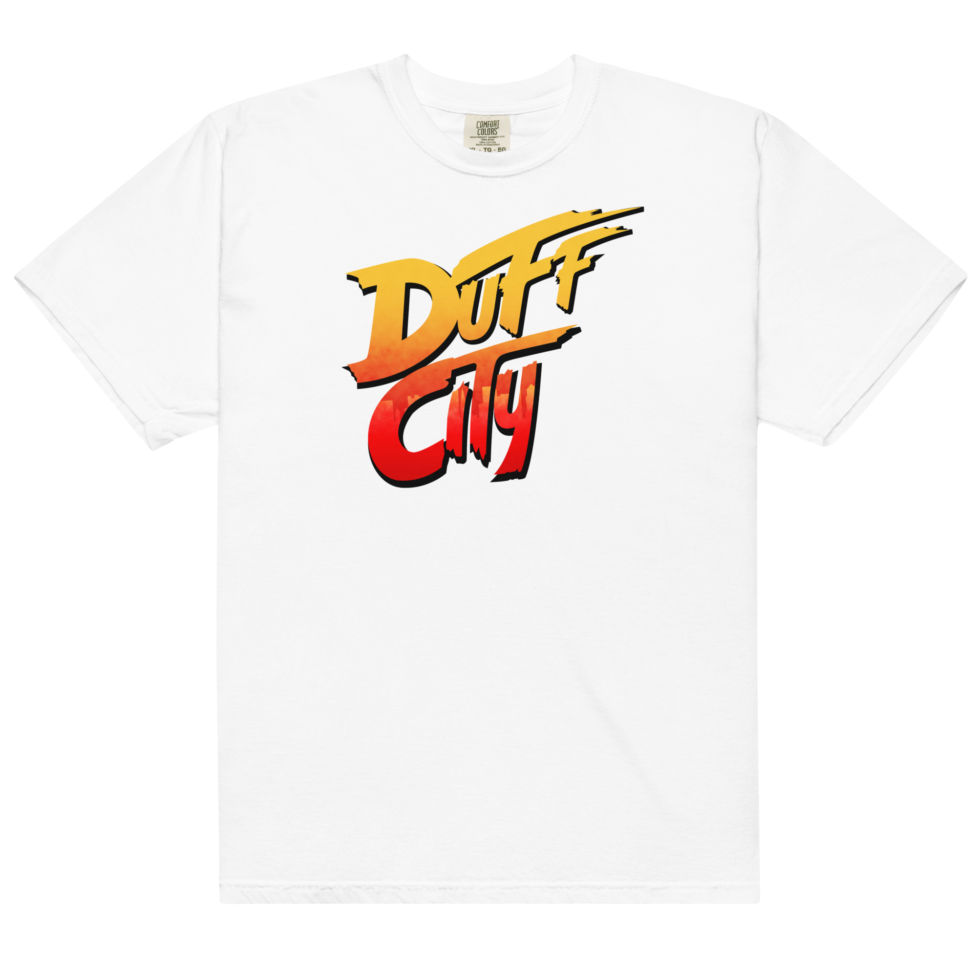 Duff City Tee - White